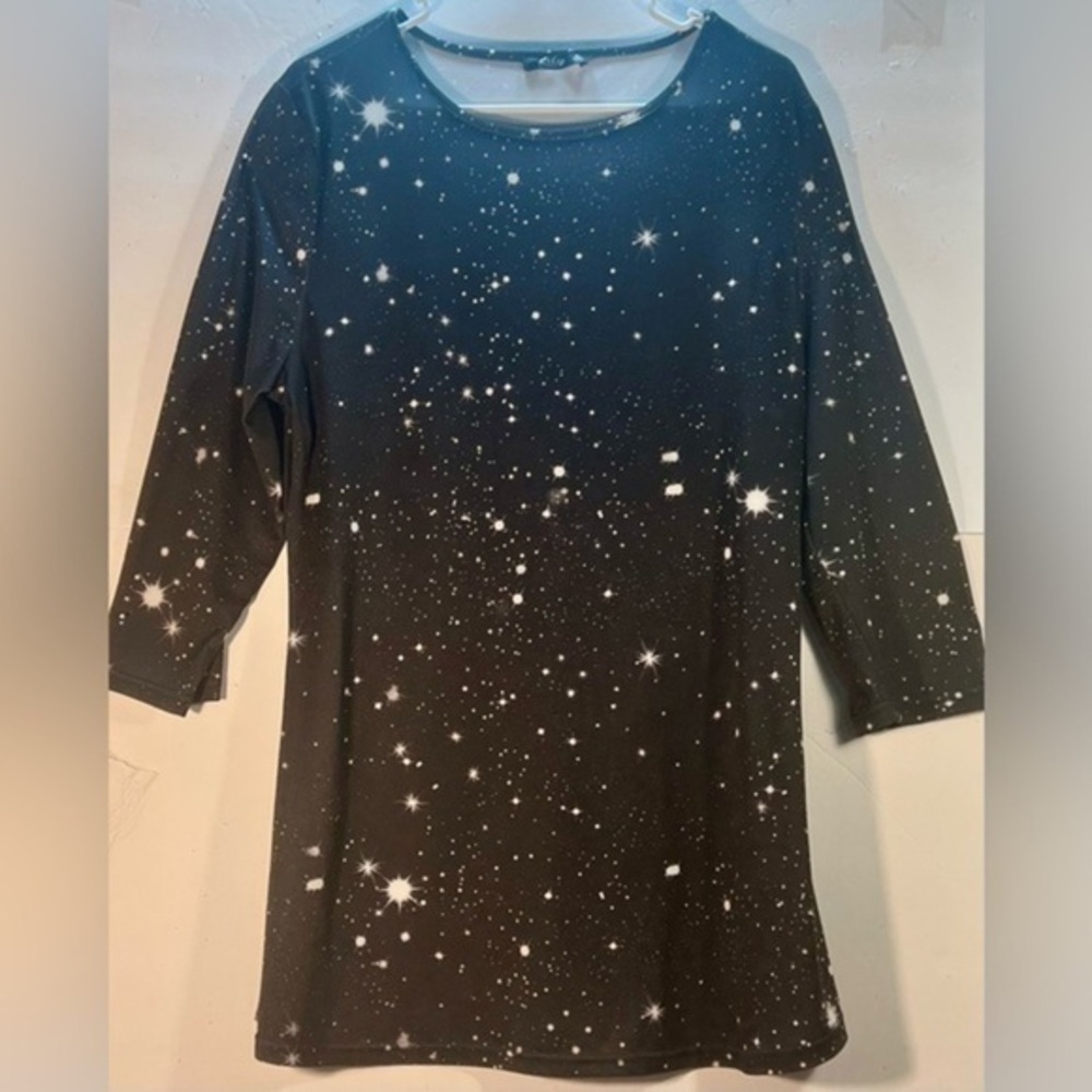 LILY BY FIRMIANA BLACK AND WHITE DOTTED TOP SIZE XL